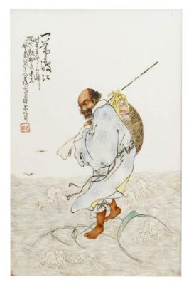 Bodhidharma Crossing the Yangtze River! İnked Brushstrokes Capturing Zen Serenity and Dynamic Movement